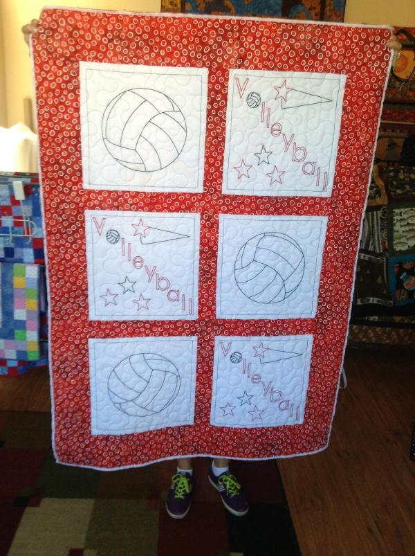 Brenda's Volleyball Quilt