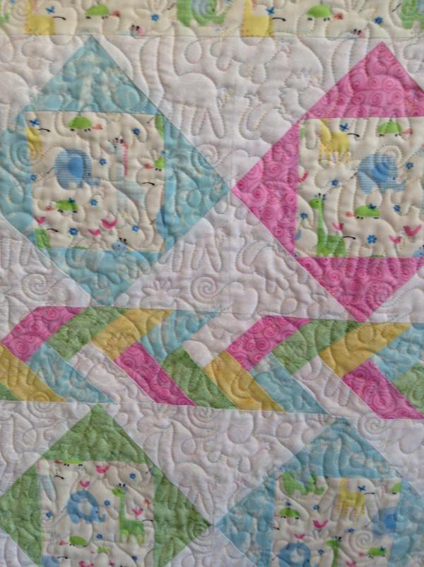 Judy's Pastel Baby Quilt