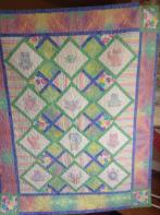 Lisa's Embroidered Baby Quilt