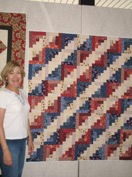 Angela's Patriotic Red, White and Blue Quilt