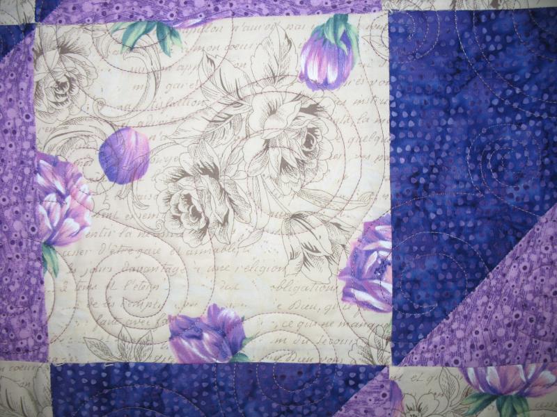 Marie's Purple Rose Quilt