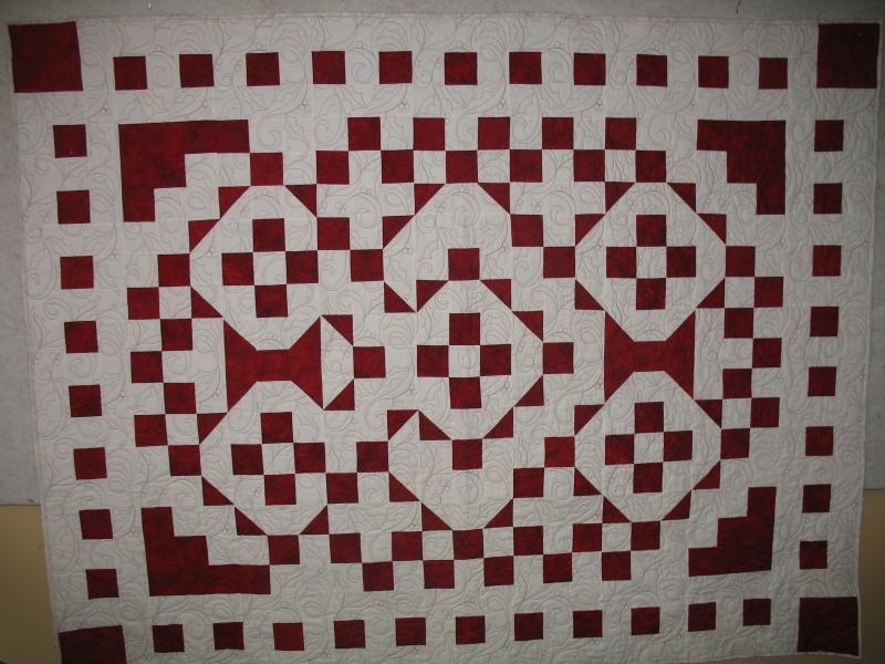 Judy's Red and White Quilt