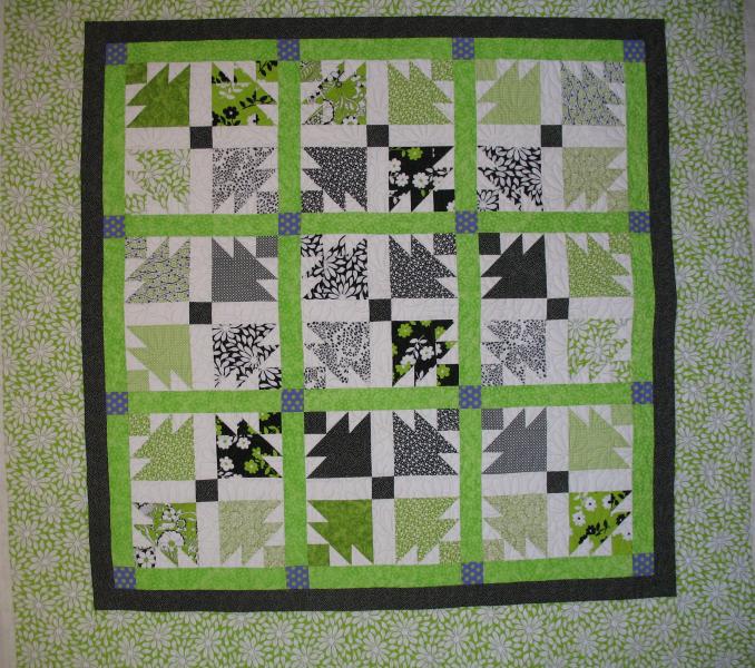 Gayle's Green Meadow Quilt
