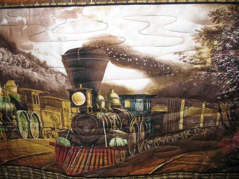 Norma's Train Quilt