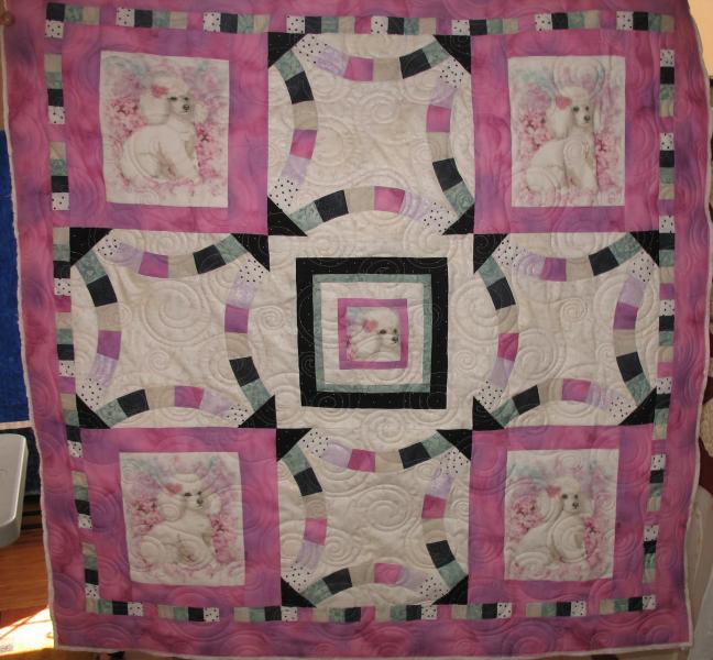 Judy's Poodle Quilt