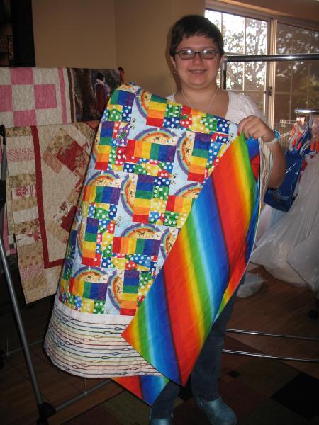 Pat's Rainbow Quilt