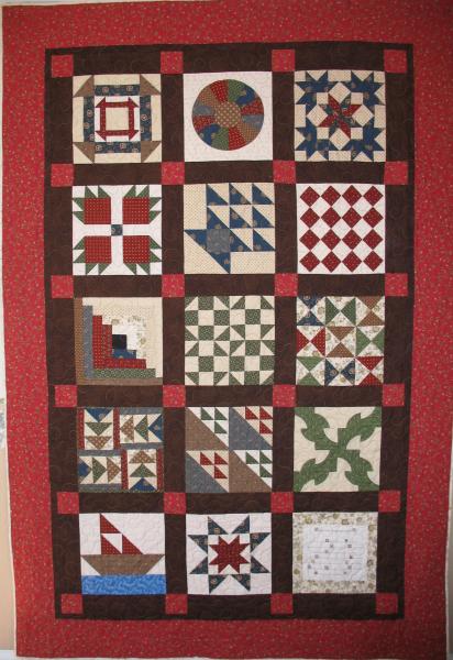 Peggy's Block of the Month Quilt