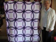 Cherie's Double Wedding Ring Quilt