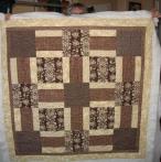 Kathy's Beige and Brown Quilt