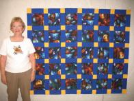 Phyllis' Outerspace Quilt