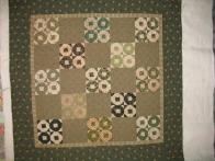 Cari's Green and Beige Quilt