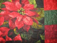Marj's Poinsettia Christmas Quilt